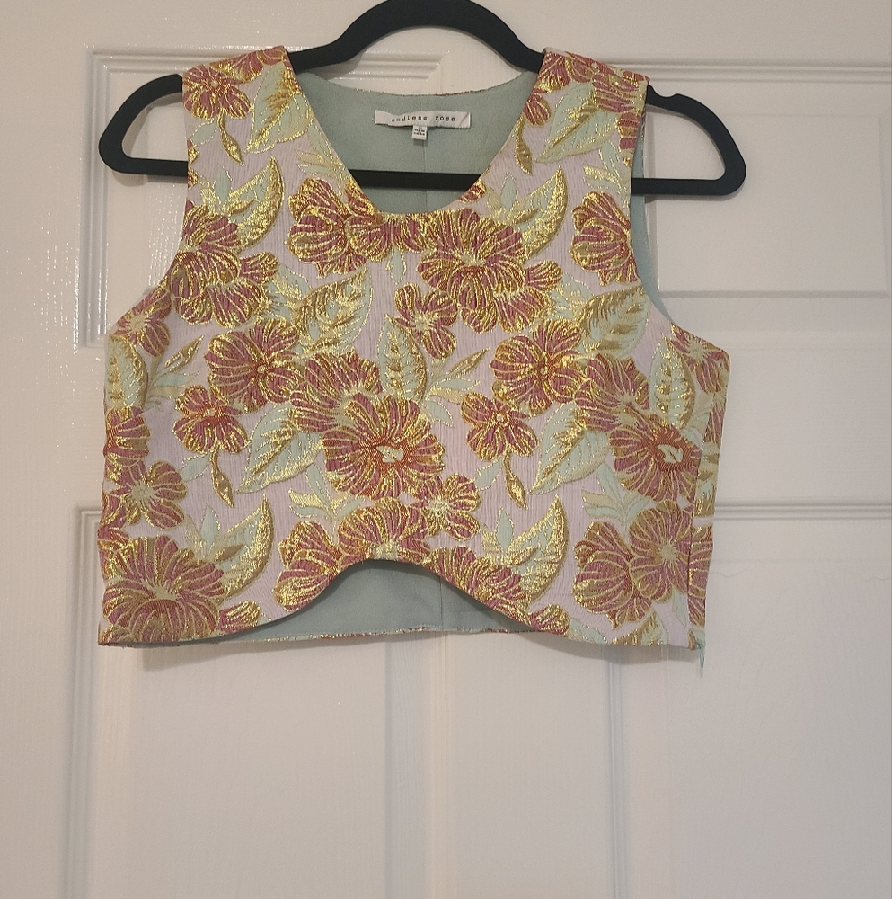 Floral Crop Top